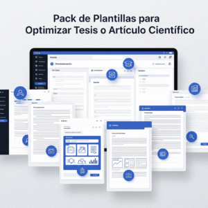 Pack de Plantillas: Optimiza tu Tesis o Artículo Científico